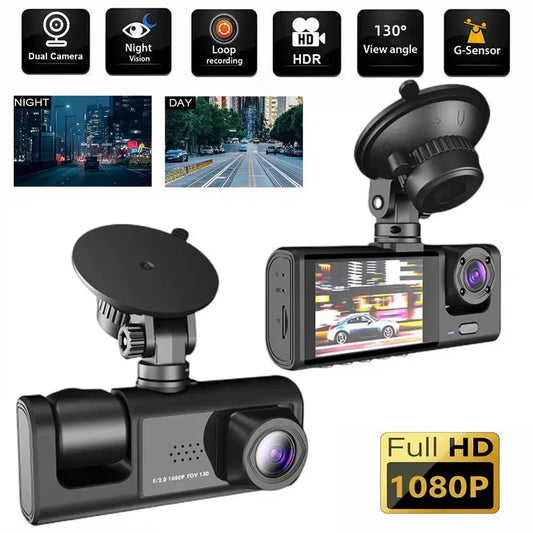 Three Way DVR Dash Camera