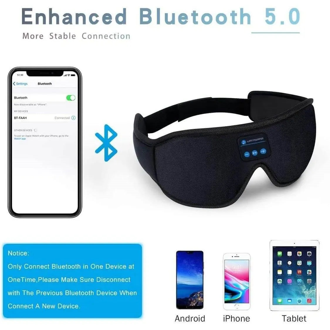 Bluetooth Sleep Eye Mask