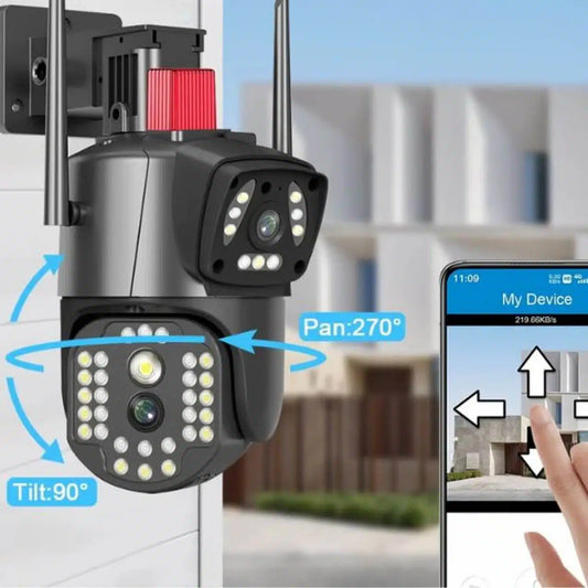 Outdoor Dual Lens Security Camera