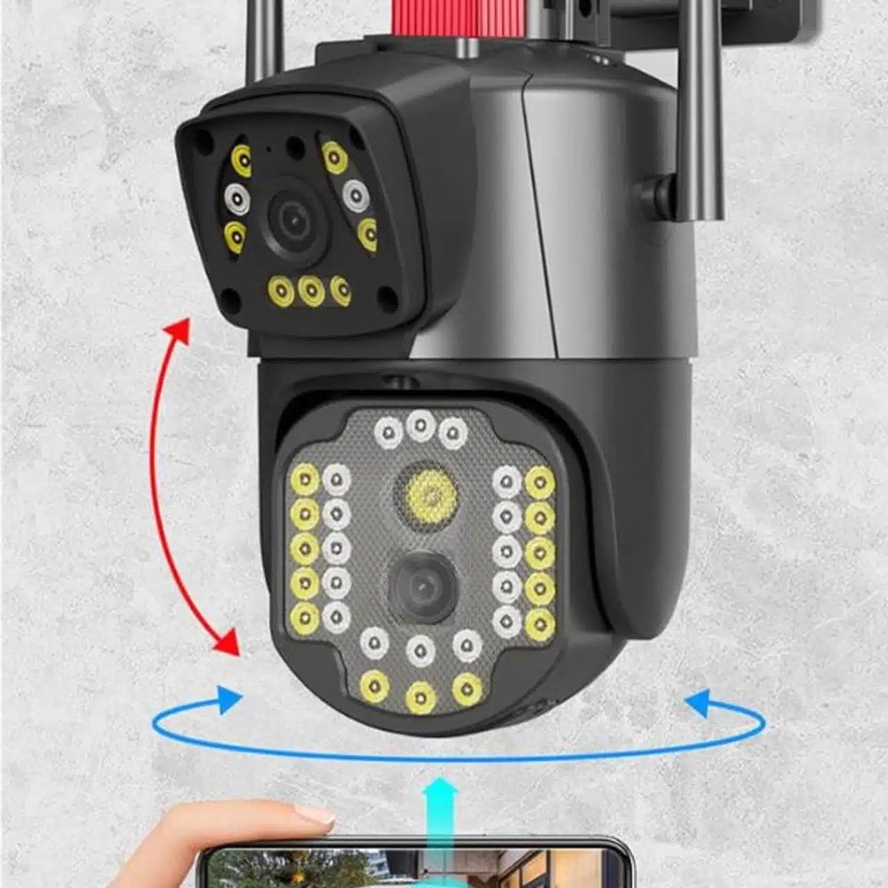 Outdoor Dual Lens Security Camera