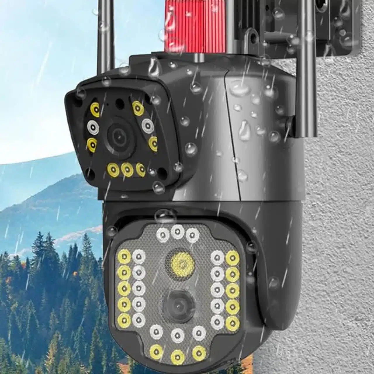 Outdoor Dual Lens Security Camera