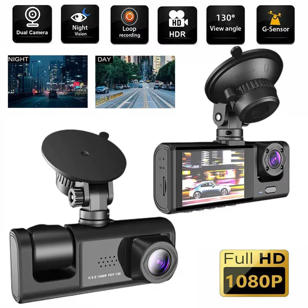 Three Way DVR Dash Camera